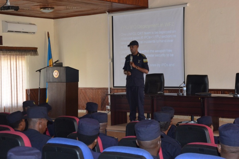 [PHOTOS]: Female police peacekeepers reminded to be models of discipline